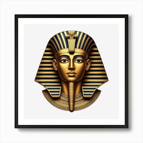 King Tuts Pharaoh Egypt Egyptian Art Print