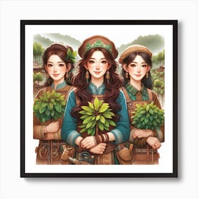 The Forest Maker Ladies Art Print