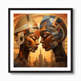 African Women 3 Art Print