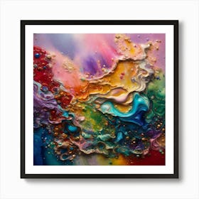 Abstract Painting 11 Art Print