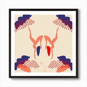 Equilibrio Reversed Matisse Inspired Collection Art Print