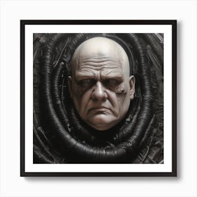 Alien Head 3 Art Print