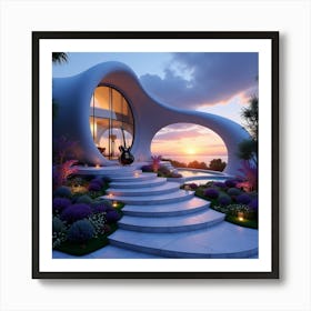 Futuristic House 9 Art Print