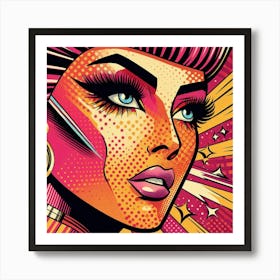 Pop Egyptian Nour Enchant Art Print