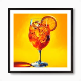 Aperol Spritz Aperitif Art Print