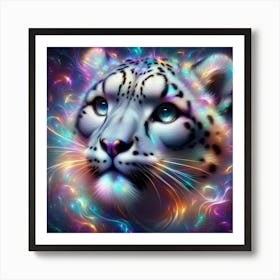 Snow Leopard 25 Art Print