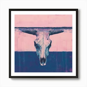 Bull Skull Art Print