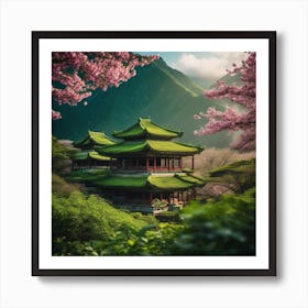 Chinese Pagoda Art Print