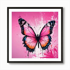 Butterfly Painting 134 Art Print