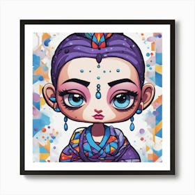 Asian Girl 17 Art Print