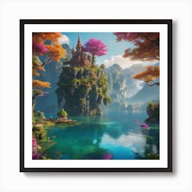 A Fantastic Island Art Print