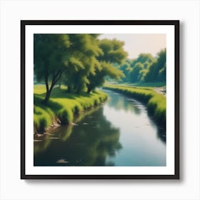 River In The Grass 29 Art Print