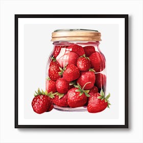 Strawberry Jar 6 Art Print