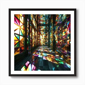 Stained Glass Art Print