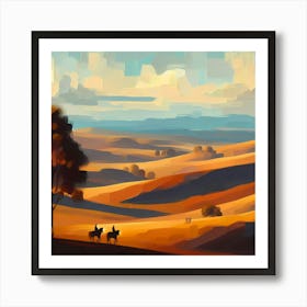 Landscape Painting 106 Art Print