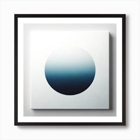 'Blue Circle' Art Print