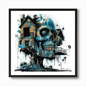 House Of Skulls 3 Art Print