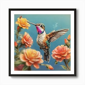 Hummingbird 57 Art Print