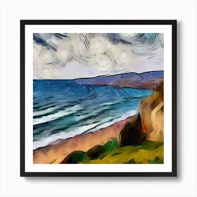 Scottish Highlands Seaside Series 3 Art Print