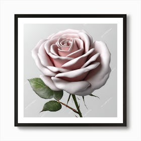 Pink Rose 1 Art Print