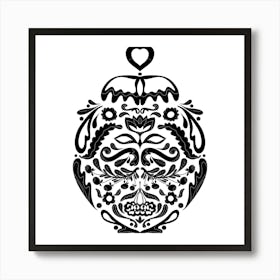 Swedish Ornament Art Print