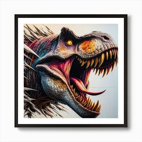 T-Rex 1 Art Print
