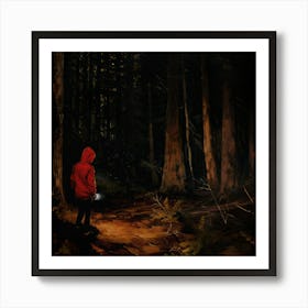 Boys In Woods 3 Fy S Art Print