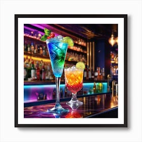 Cocktail Bar 2 Art Print