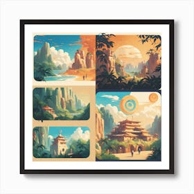 Chinese Landscape 1 Art Print