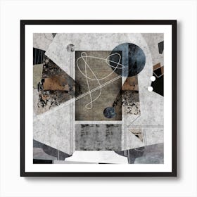 Framework Square Art Print