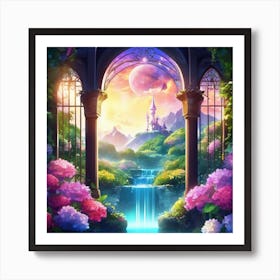 Fairy Garden 1 Art Print