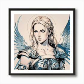 Angel Of The Sky 1 Art Print