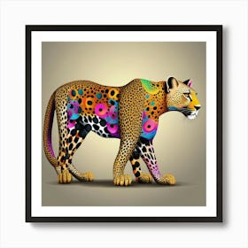 Leopard Art Art Print