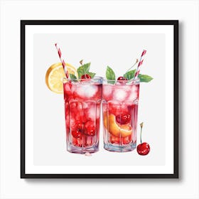 Cherry Iced Tea 9 Art Print