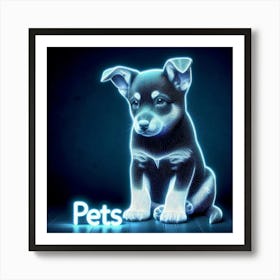 Pets Art Print Art Print