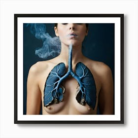 Lungs Stock Videos & Royalty-Free Footage 3 Art Print