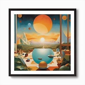 'The Sun Rises' Art Print