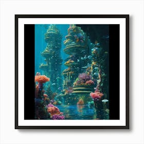 Under The Sea 1 Art Print