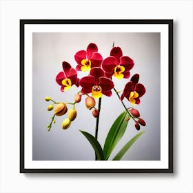 Tiger orchid flower Art Print