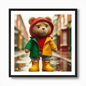 Ted Teddy Bear Art Print