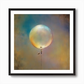 Balloon In The Sky Art Print