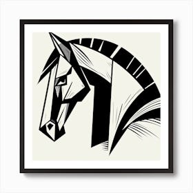 Horse Head Art Print