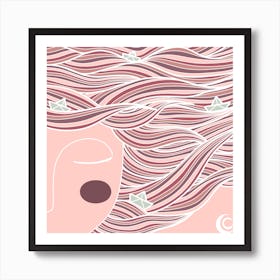 Day Dream (Sea Waves) Art Print