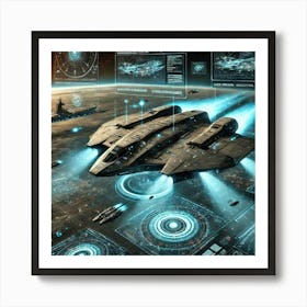 Shadow Drifter Advanced Sensors Converted Art Print