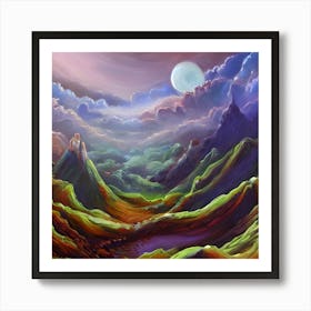 Alien Landscape 2 Art Print