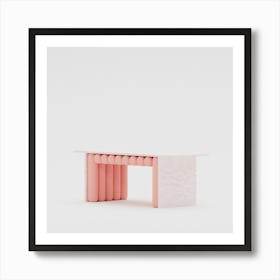 Quartz table Art Print