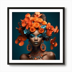 African Beauty 8 Art Print