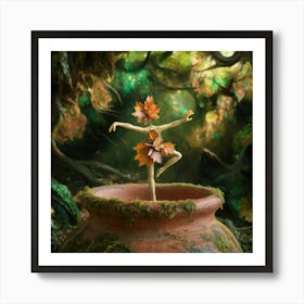 Fairy In The Forest 8 Art Print