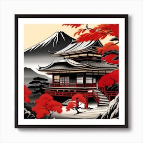 Kyoto Pagoda Art Print