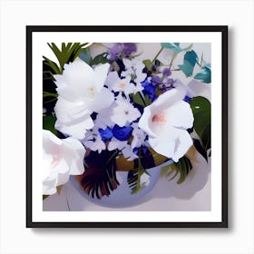 Flowers In A Vase 3 Art Print